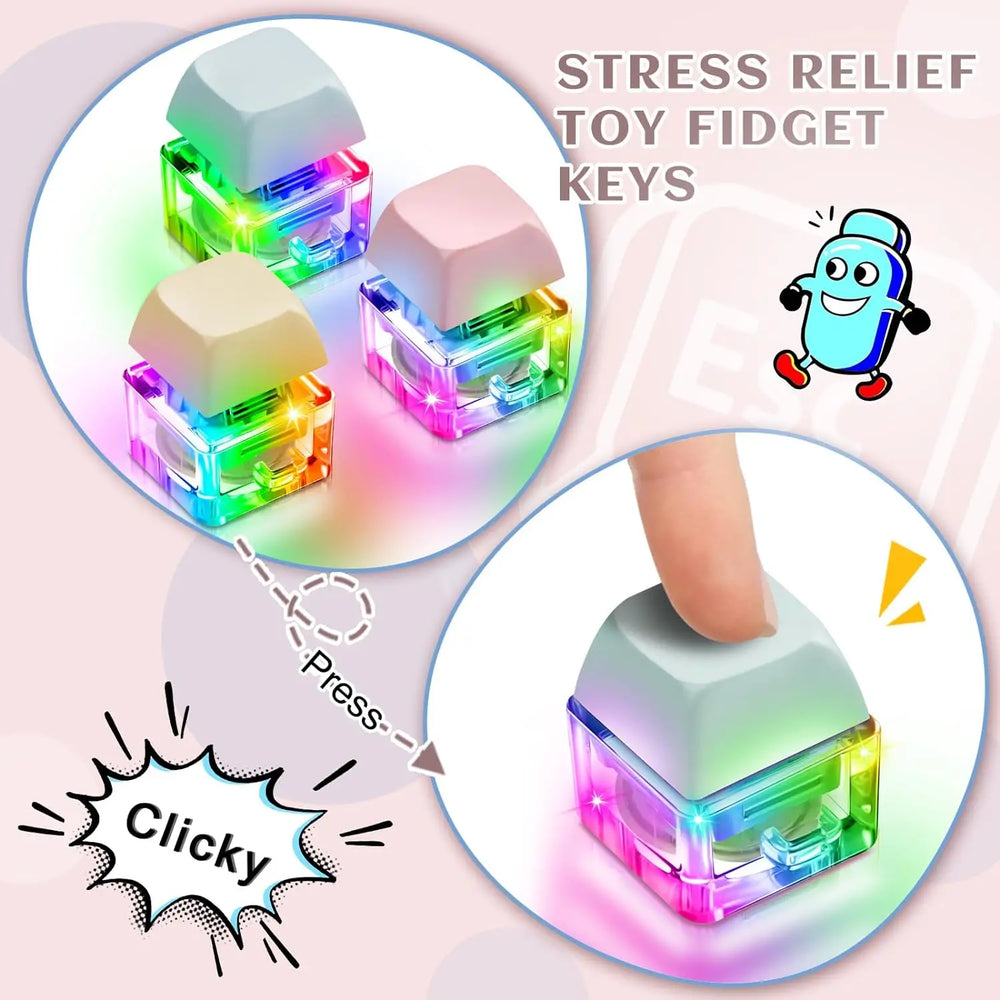 Clicky Fidget Keychain